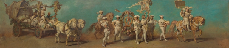 Entwurf zum Festzug 1879 – Die Müller und Bäcker by Hans Makart
