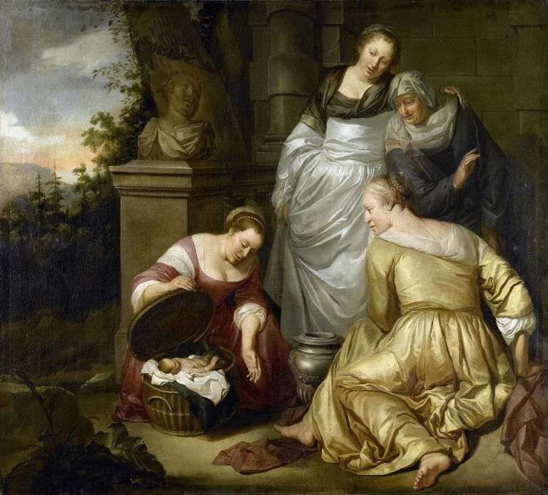 Erichthonius Found By The Daughters of Cecrops by Hendrick Heerschop