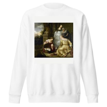 Erichthonius Found By The Daughters of Cecrops by Hendrick Heerschop Sweatshirt