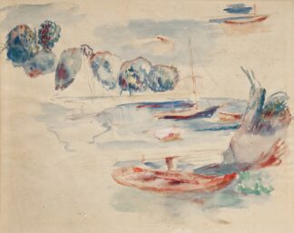 Études de bateaux by Pierre-Auguste Renoir