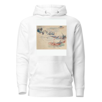 Études de bateaux by Pierre-Auguste Renoir Hoodie
