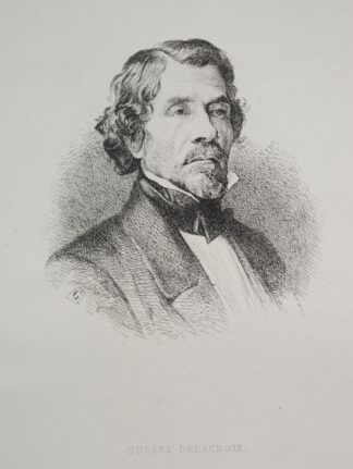 Eugène Delacroix by Jean Francois Gigoux