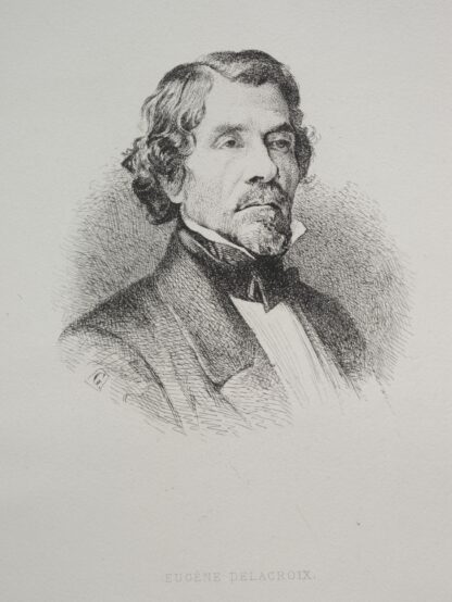 Eugène Delacroix by Jean Francois Gigoux