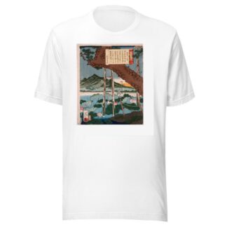 Evening Bell at the Temple Kōtokuji by Tsukioka Yoshitoshi T-Shirt