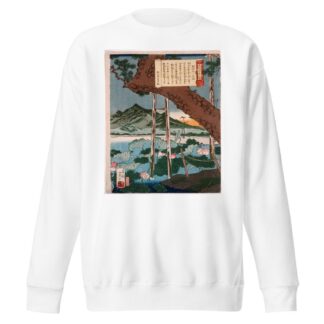 Evening Bell at the Temple Kōtokuji by Tsukioka Yoshitoshi Sweatshirt