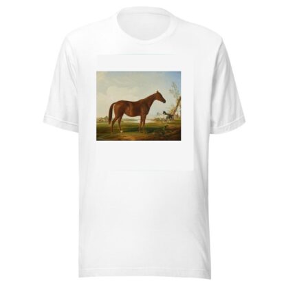 Fashion in a Landscape with Horses Beyond by Henri Delattre T-Shirt