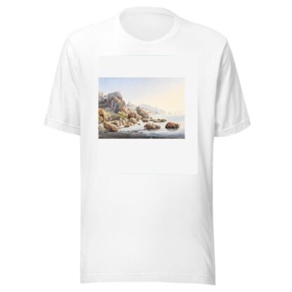 Felsenküste bei Amalfi by Johann Jakob Wolfensberger T-Shirt