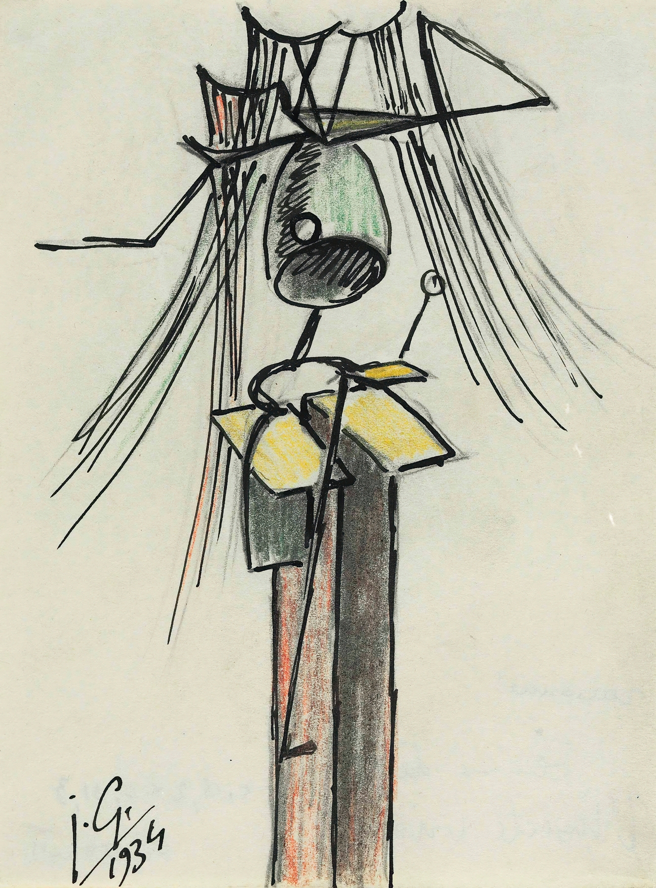 Femme dite ‘L’insecte crissant’ by Julio González