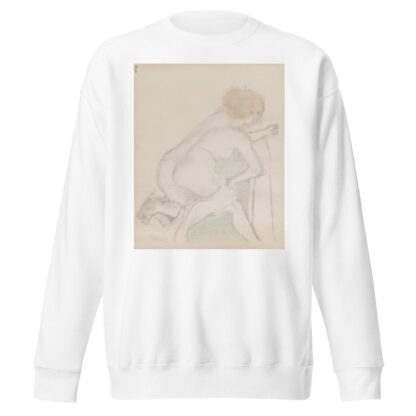 Femme s’essuyant by Edgar Degas Sweatshirt