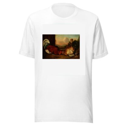Fight of Cocks by August Friedrich T-Shirt