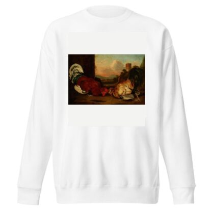 Fight of Cocks by August Friedrich Sweatshirt