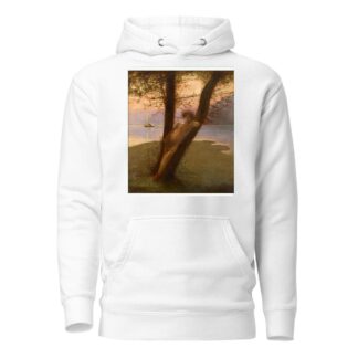 Figure mythologique sur une île by Gustave-Claude-Etienne Courtois Hoodie