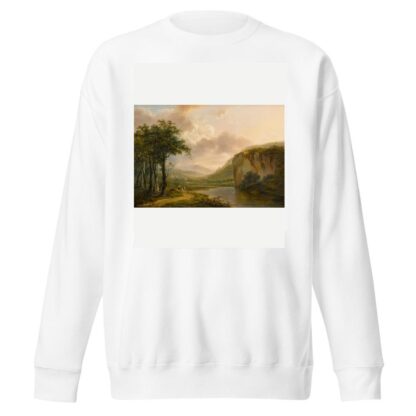 Figures on a country road by Henri van Assche Sweatshirt