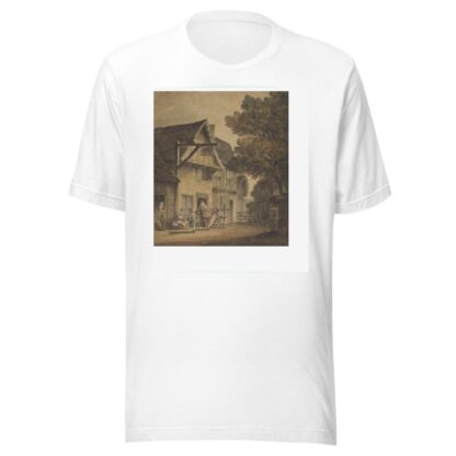 Figures Outside the Boar Inn by Robert Dixon T-Shirt