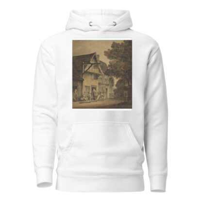 Figures Outside the Boar Inn by Robert Dixon Hoodie