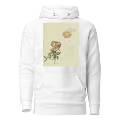 Firethorn and Chrysanthemum by Franz Theobald Horny Hoodie
