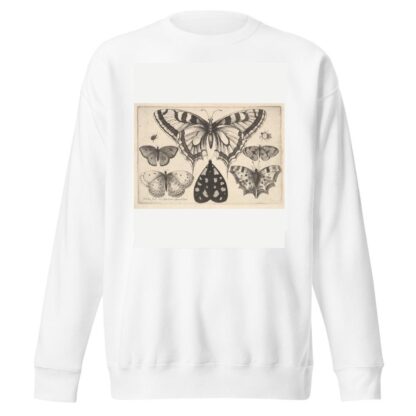 Five Butterflies, a Moth and Two Beetles by Wenceslaus Hollar Sweatshirt