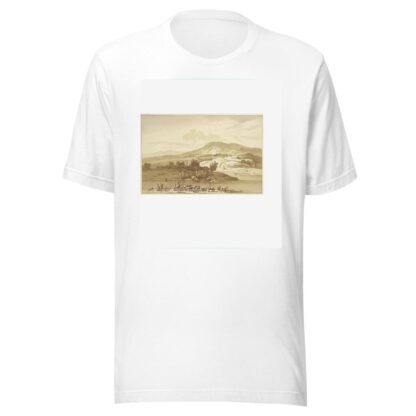 Fluß mit Herde, im Hintergrund Berge by Jan Hulswit T-Shirt