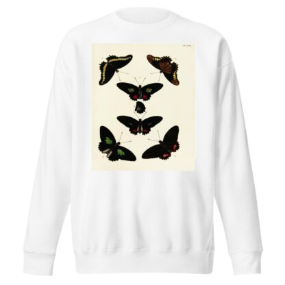 Foreign butterflies occurring in the three continents Asia, Africa and America Pl.019 by Pieter Cramer Sweatshirt