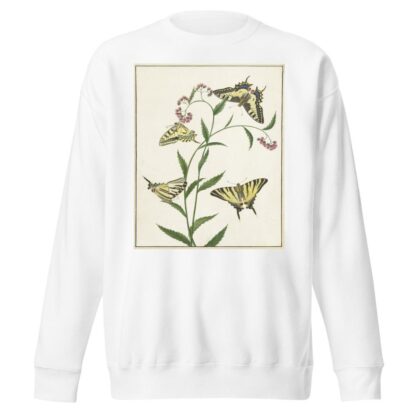 Four Butterflies on Flowers by Paulus Knogh Sweatshirt