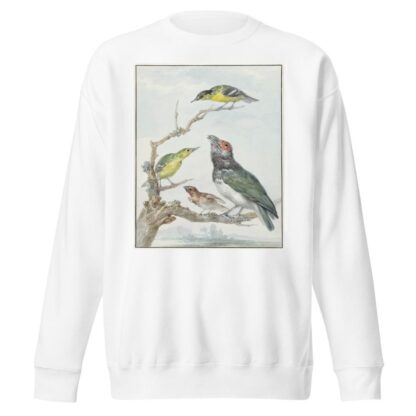 Four Different Birds on a Branch by Aert Schouman Sweatshirt