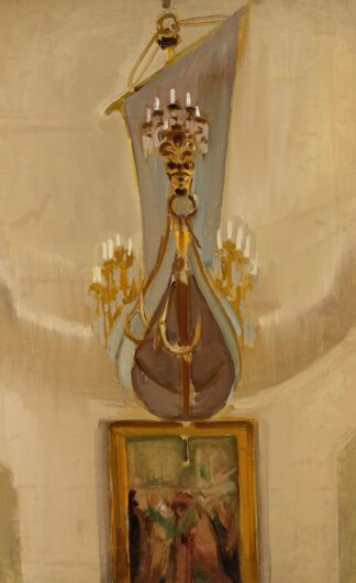 Fragment of interior of the Church of St Peter and St Paul in Vilnius by Konrad Krzyżanowski