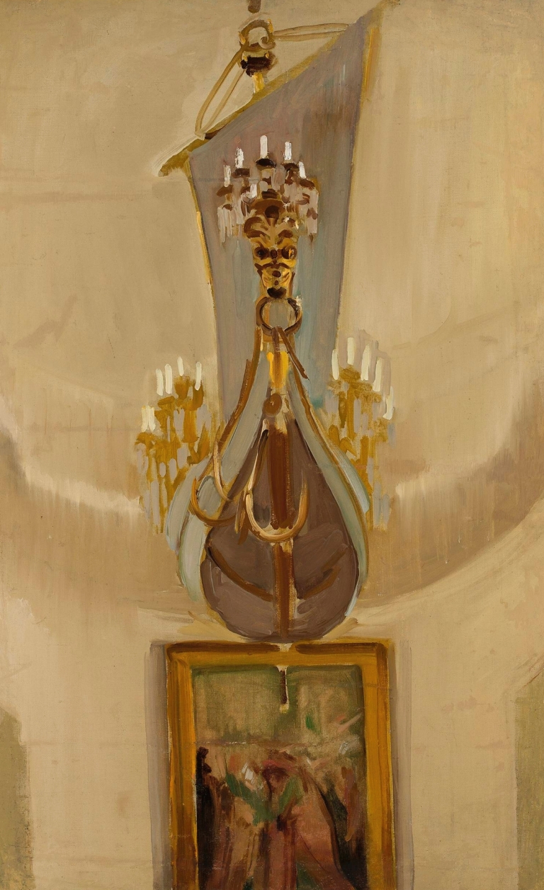 Fragment of interior of the Church of St Peter and St Paul in Vilnius by Konrad Krzyżanowski