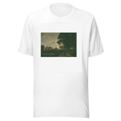 Frederiksborg Castle by Moonlight by Johan Christian Dahl T-Shirt