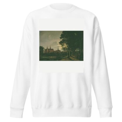 Frederiksborg Castle by Moonlight by Johan Christian Dahl Sweatshirt