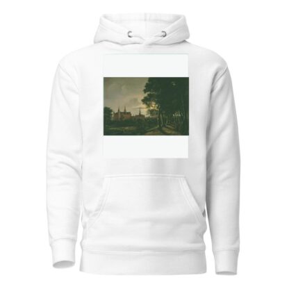 Frederiksborg Castle by Moonlight by Johan Christian Dahl Hoodie