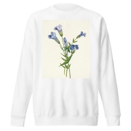 Fringed Gentian. Gentiana crinita by Mary Vaux Walcott Sweatshirt