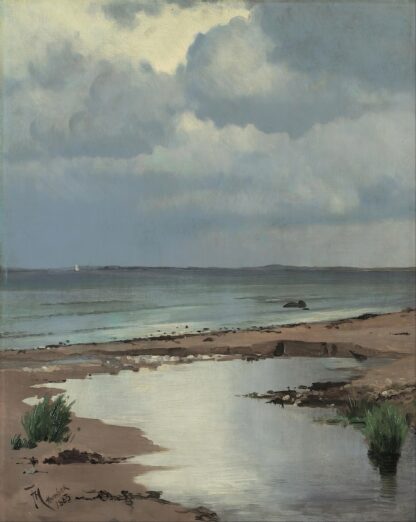 From the beach at Hornbæk by Frants Henningsen