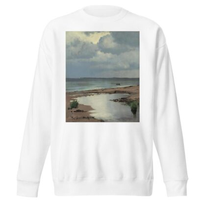 From the beach at Hornbæk by Frants Henningsen Sweatshirt
