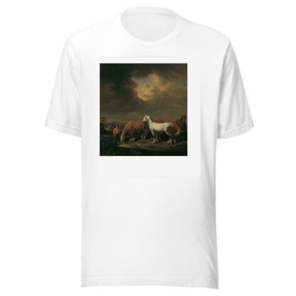 Fünf Ackerpferde by Johann Baptist Dallinger von Dalling T-Shirt
