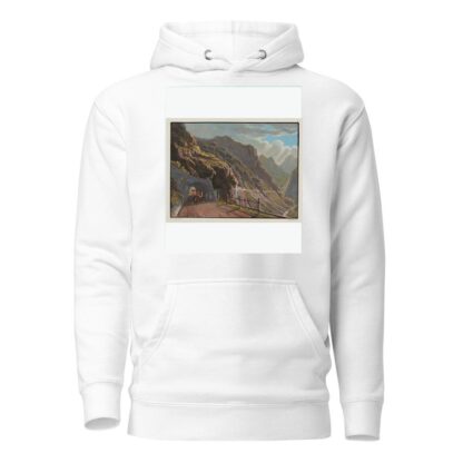 Galerie al Rio di Peder, au dessous de l’Auberge de Spondalunga, en allant à Bormio by Johann Jakob Meyer Hoodie