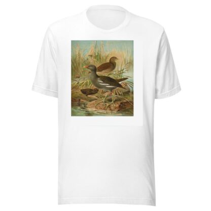 Gallinula chloropus by Johann Friedrich Naumann T-Shirt