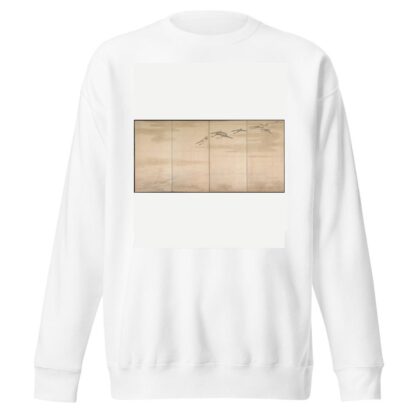 Geese, Reeds, and Water by Yamamoto Baiitsu Sweatshirt