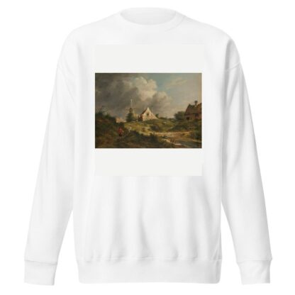 Gezicht aan de vervallen wal te Amsterdam aan de stadszijde tussen de Muiderpoort en de Weesperpoort by Jan Hulswit Sweatshirt