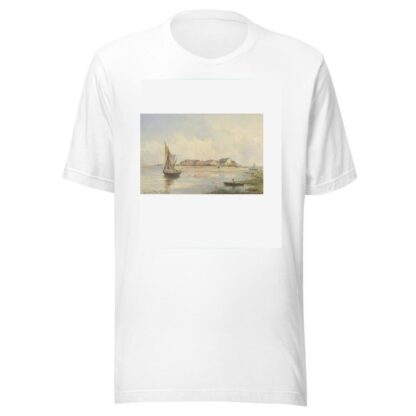Gezicht op de Lagune te Venetië by Franz Alt T-Shirt