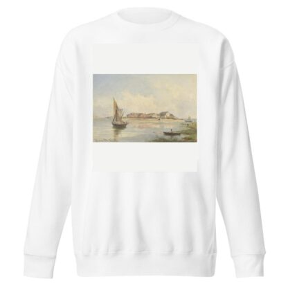 Gezicht op de Lagune te Venetië by Franz Alt Sweatshirt