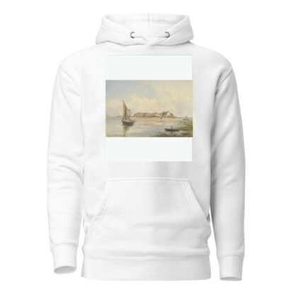 Gezicht op de Lagune te Venetië by Franz Alt Hoodie