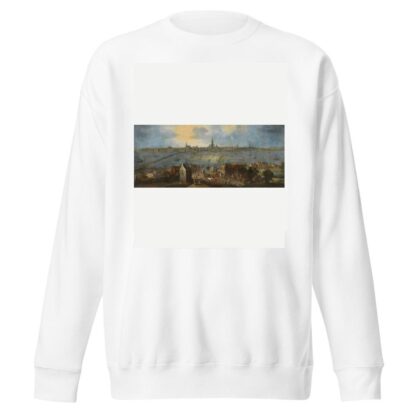 Gezicht op de rede van Antwerpen by Mathys Schoevaerdts Sweatshirt