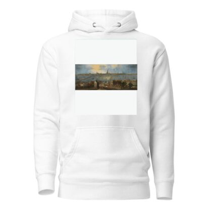 Gezicht op de rede van Antwerpen by Mathys Schoevaerdts Hoodie
