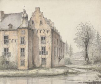 Gezicht op het kasteel Doorwerth by George Pieter Westenberg