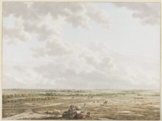 Gezicht van de Tafelberg bij Blaricum, met op de voorgrond Laren by Jacob Cats
