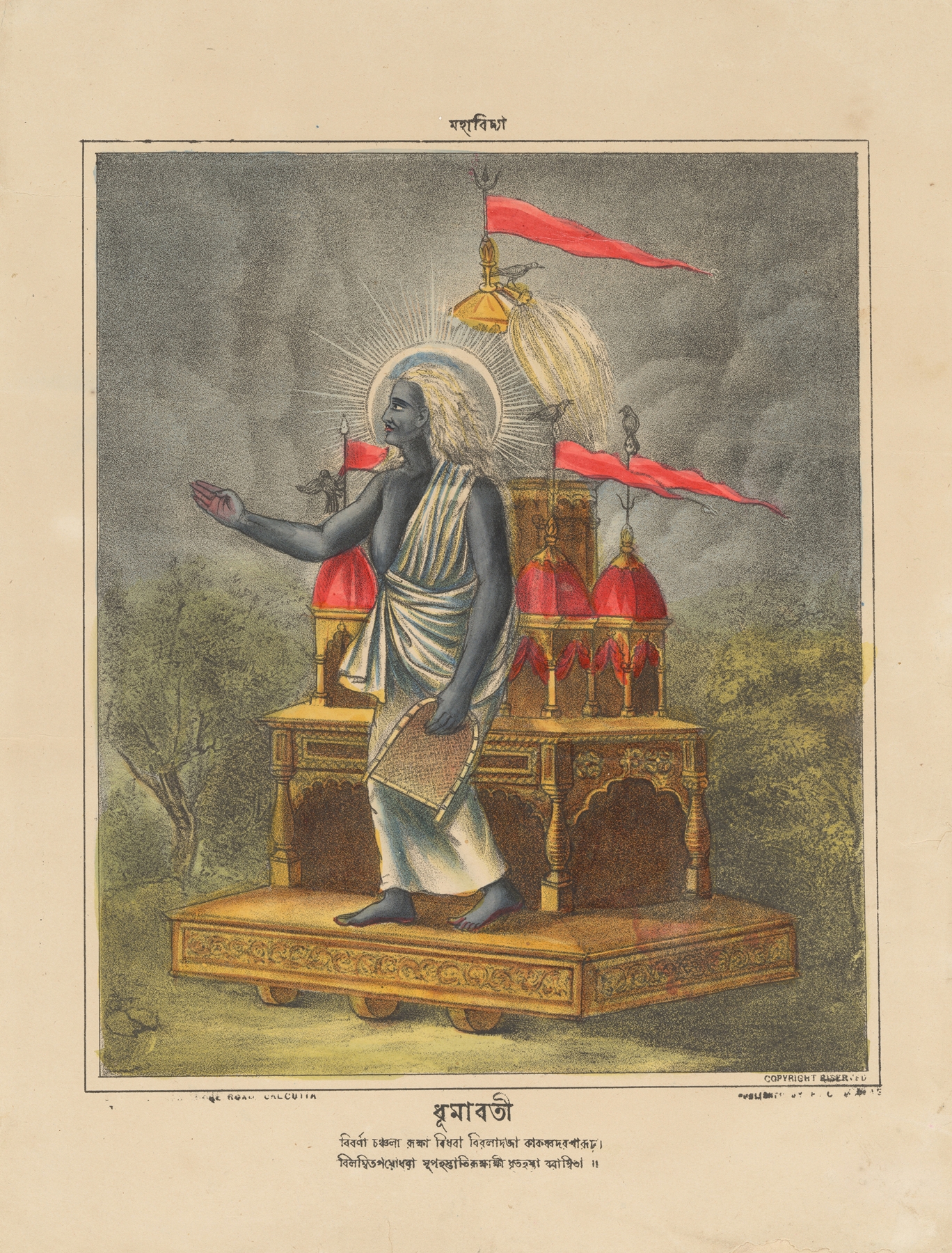 Goddess Dhumavati by Anonymous