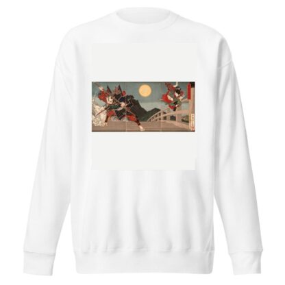 Gojō Bridge, an Episode from the Life of Yoshitsune by Tsukioka Yoshitoshi Sweatshirt