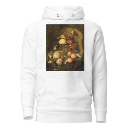 Grapes and a lemon on a tazza, with oranges on a ledge in a sculpted stone niche by Laurens Craen Hoodie