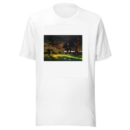 Grasende Schafe auf der Waldlichtung by Paul Wilhelm Keller-Reutlingen T-Shirt