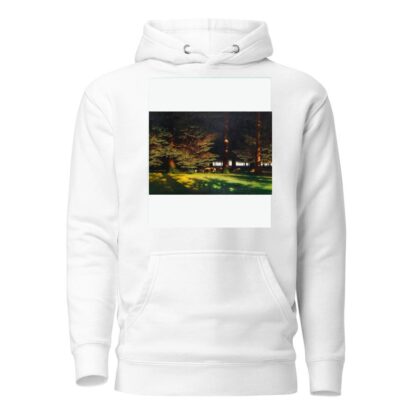 Grasende Schafe auf der Waldlichtung by Paul Wilhelm Keller-Reutlingen Hoodie